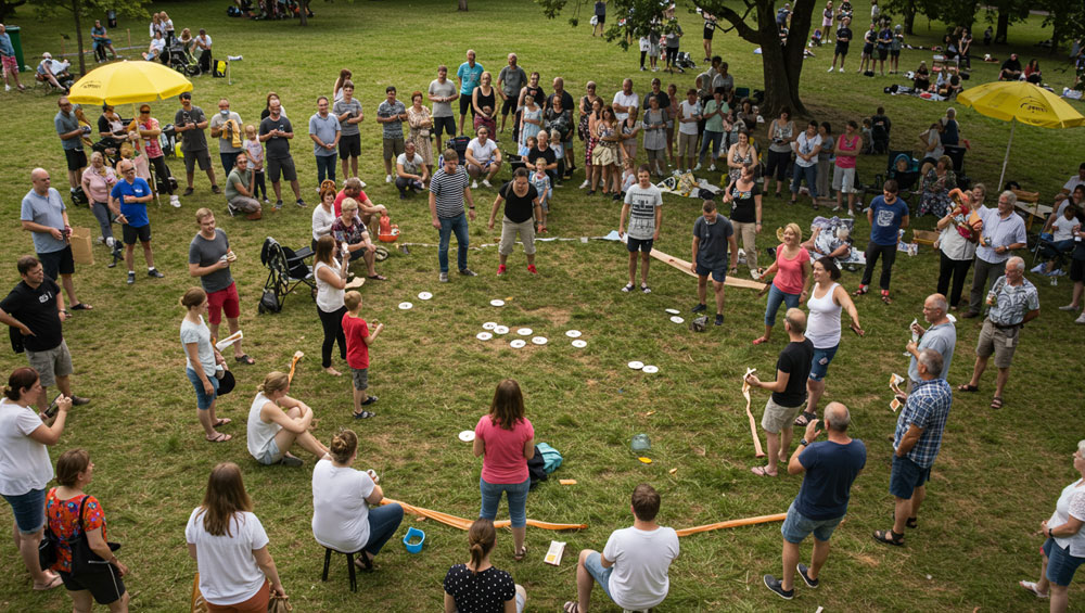 Guests enjoying a social event in a modern season apartment