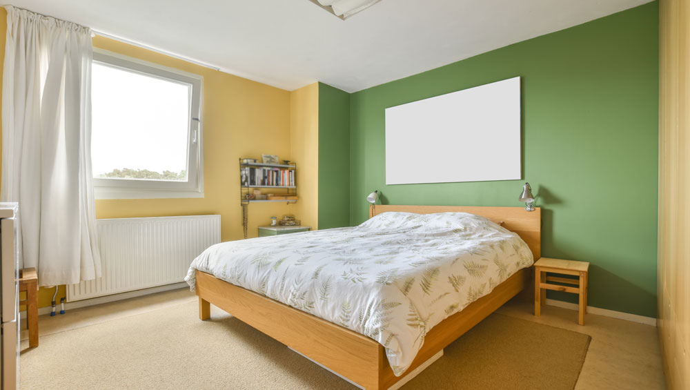 Warm and inviting bedroom