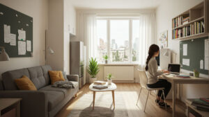 Bright student apartment