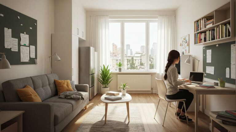 Bright student apartment