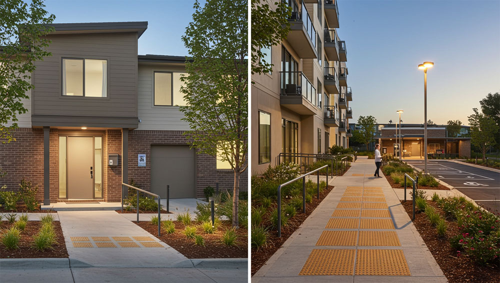 Comfortable and accessible condo and townhouse interiors