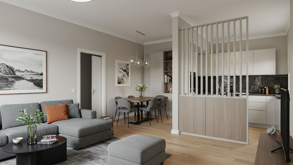 Modern multi-functional living space