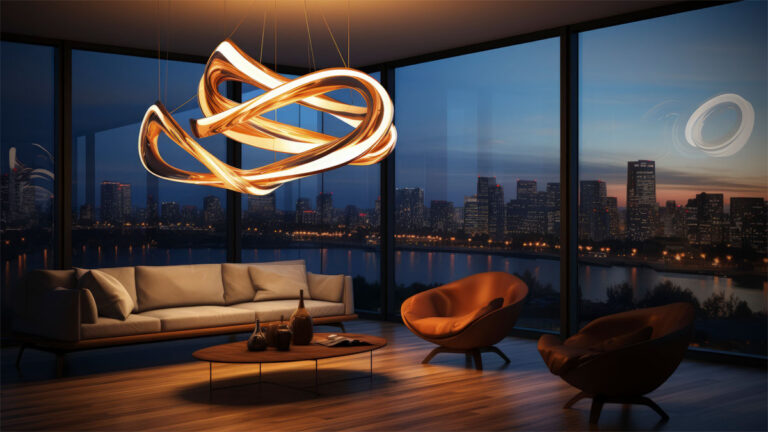Luxury modern condo interior