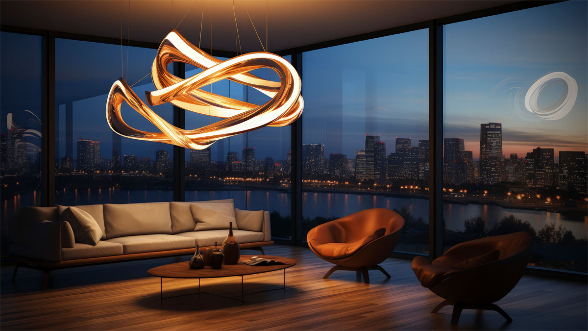 Luxury modern condo interior