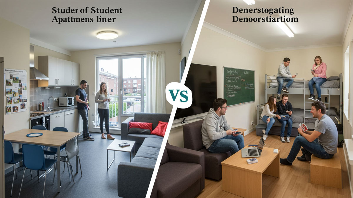 Student apartments vs. dormitories: Pros and cons